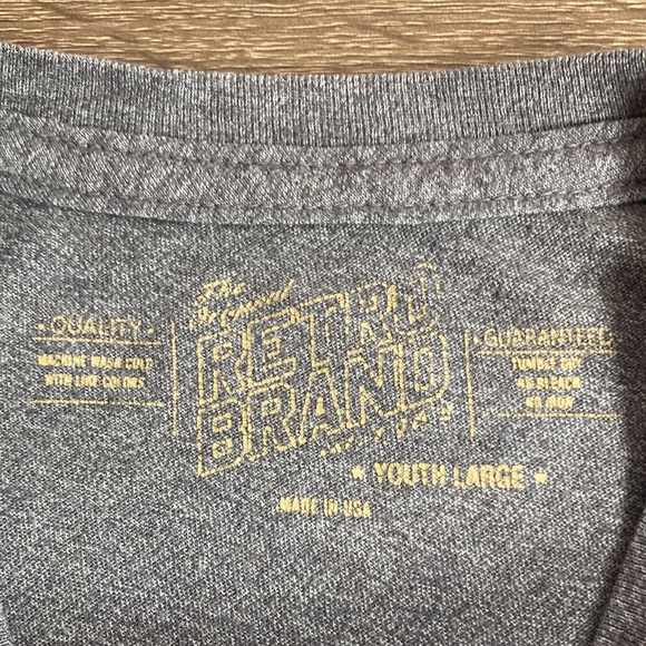 EUC Youth Large Unisex Retro Brand Gray TCU Long Sleeve T Shirt - Picture 3 of 8